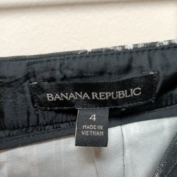 Banana Republic black and white Marble Sloan Pencil skirt  | womans size 4 - Picture 7 of 14